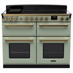 Rangemaster-ESDLB110EIPMNT-AB1-Estel-Deluxe-BC-110cm-Induction-Range-Cooker-–-mINT-with-Antique-Brass-Trim