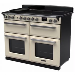 Rangemaster ESDLB110EIPPCR-CM1 Estel Deluxe BC 110cm Induction Range Cooker – Pale Cream with Chrome 1