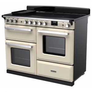 Rangemaster ESDLO110EIPPCR-CM1 Estel Deluxe OC 110cm Induction Range Cooker – Pale Cream with Chrome Trim 1