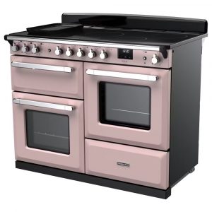 Rangemaster ESDLO110EIPPPK-CM1 Estel Deluxe OC 110cm Induction Range Cooker – Pale Pink with Chrome 1