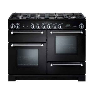 Rangemaster KCH110DFFBL/C 76280 Kitchner 110 Duel Fuel Black/Chrome