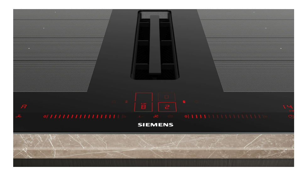 Siemens EX875LX67E iQ700 Induction hob with integrated ventilation system 80 cm surface mount with frame - Image 2