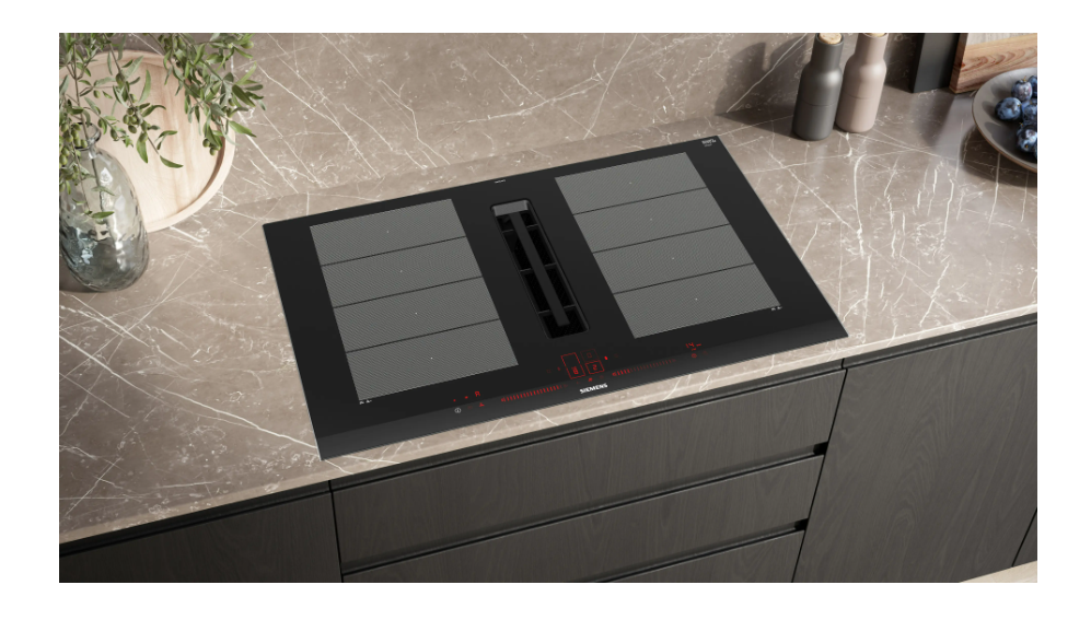 Siemens EX875LX67E iQ700 Induction hob with integrated ventilation system 80 cm surface mount with frame - Image 3