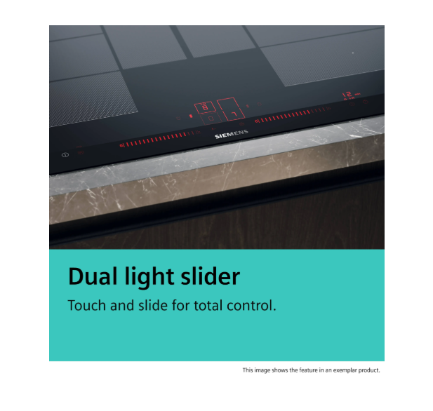 Siemens EX875LX67E iQ700 Induction hob with integrated ventilation system 80 cm surface mount with frame - Image 5