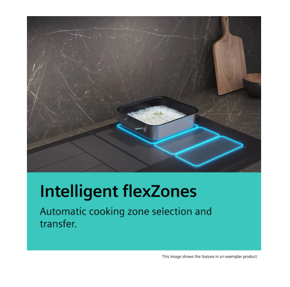 Siemens EX875LX67E iQ700 Induction hob with integrated ventilation system 80 cm surface mount with frame - Image 7
