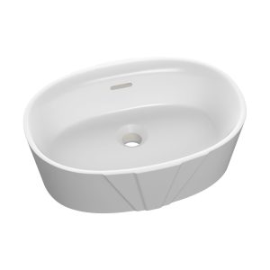 Ideal Suites Daker SJBR109921 460x320mm Resin Washbowl - White