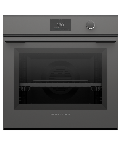 Fisher & Paykel OB60SMPTDG1 60cm Series 9 Minimal Pyrolytic Oven - Grey Glass