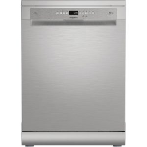 Hotpoint H8FHP51XUK Freestanding Dishwasher - Stainless Steel