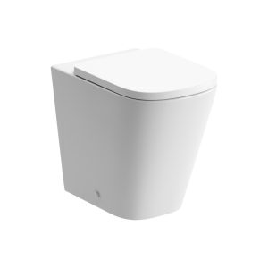 Ideal Suites SJBR106148 Tilly Rimless Back To Wall Short Projection WC & Soft Close Seat - White
